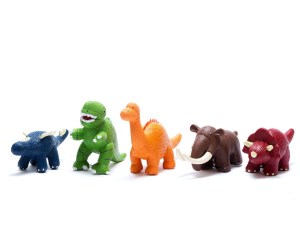 natural rubber dinosaur bath toy